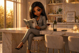 Chi Chi phone face down on marble — why he hasn't texted back the Unfuckable way